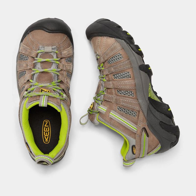 Zapatos Trekking Keen Voyageur Para Mujer Grises/Verdes Claro - Zapatos Keen Mexico (835472-FHY)